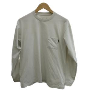 ザノースフェイス THE NORTH FACE Tシャツ カットソー ロンT 長袖 クルーネック M ライトグレー /XZ ■ECA003 メンズ