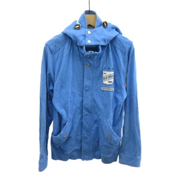 ブルークロス BLUE CROSS キッズ 子供服 パーカー 上着 L 青 ブルー 長袖 ワッペン付...