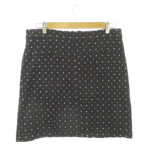 シーバイクロエ SEE BY CHLOE スカート 42 紺 ネイビー ドット柄 ミニ丈 /MN15...