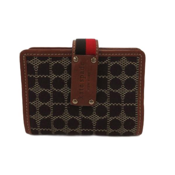 ケイトスペード KATE SPADE 手帳 メモ帳 ブラウン 幾何学模様 ロゴ刻印 /MX ■GY5...