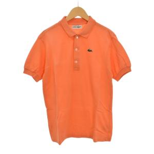 ラコステ LACOSTE シュミーズ CHEMISE ポロシャツ 半袖 42 オレンジ ■GY58 レディース