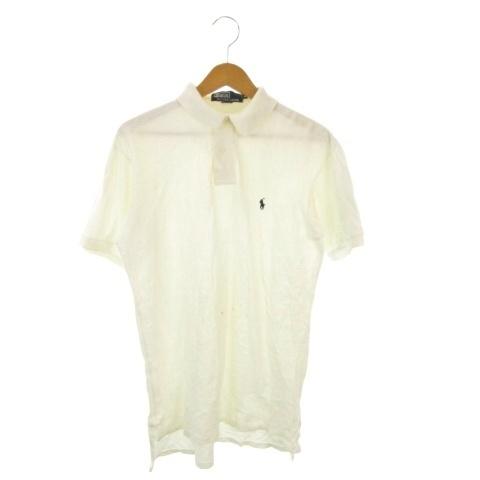 ポロ バイ ラルフローレン Polo by Ralph Lauren ポロシャツメッシュ S 白 ホ...
