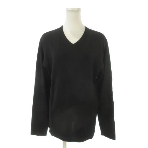 アール A.A.R Yohji Design Studio ニット セーター ウール L 黒 ブラッ...