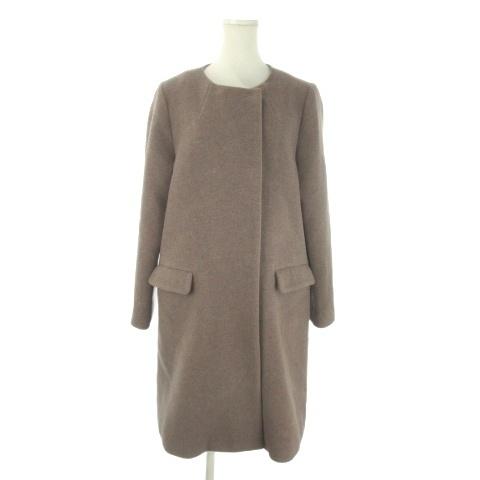 ナチュラルビューティーベーシック NATURAL BEAUTY BASIC コート S 茶 ブラウン...