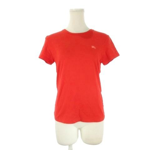 バーバリーブルーレーベル BURBERRY BLUE LABEL Tシャツ M 赤 レッド 無地 ラ...