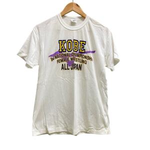 ミズノ MIZUNO プリント Tシャツ クルーネック 半袖 コットン ポリエステル 1994年レスリング大会記念 L 白 ホワイト /MZ ■ECD004 メンズ