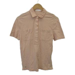 ラコステ LACOSTE ポロシャツ 36 ピンク 半袖 レギュラーカラー フラップポケット /SH ■ECA005 メンズ