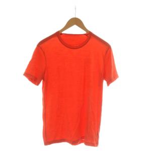 Tシャツ カットソー オレンジ 半袖 /RR ■GY99 メンズ