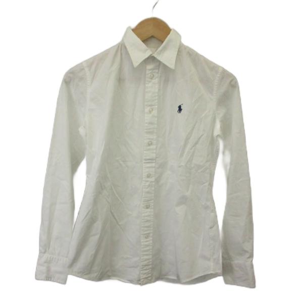 ポロ ラルフローレン POLO RALPH LAUREN 子ども服 シャツ 160 白 ホワイト 無...