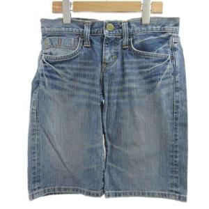 C-SEVENTEEN シーセブンティーン デニムパンツ XS ブルー 無地 ショート丈 ウォッシュ加工 /RY ■ECC002 メンズ