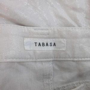 タバサ TABASA パンツ リネン混 38 ...の詳細画像2