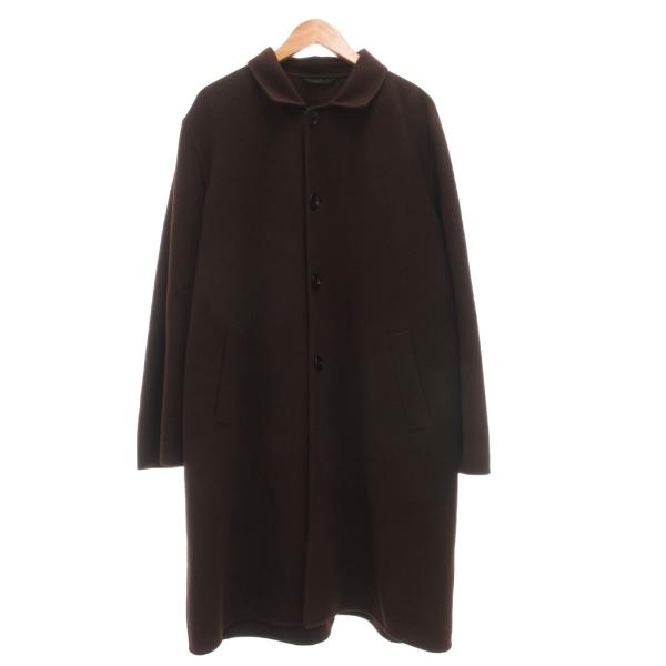 アルマーニ コレツィオーニ ARMANI COLLEZIONI 美品 ステンカラーコート ロング ウ...