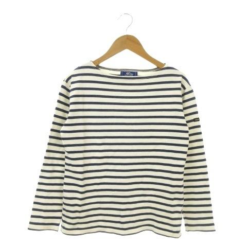 セントジェームス SAINT JAMES カットソー バスクシャツ 子ども服（男の子用） 150 白...