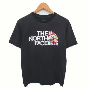 ザノースフェイス THE NORTH FACE 国内正規品 NT31403A Tシャツ カットソー クルーネック カラフルロゴティー 半袖 M ネイビー 紺 /TT ■EC