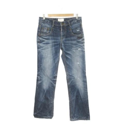 ロリータ ジーンズ LOLITA JEANS デニム ジーンズ 30 青 ブルー インディゴ ダメー...