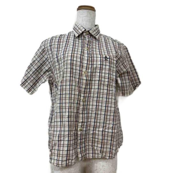 マンシングウェア MUNSINGWEAR 子ども服（男の子用）ダウンシャツ 150 マルチカラー チ...
