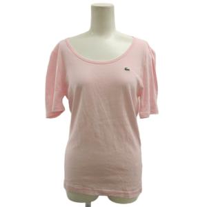 ラコステ LACOSTE Tシャツ 44 ピンク ラウンドネック 半袖 /NP ■ECC006 レディース
