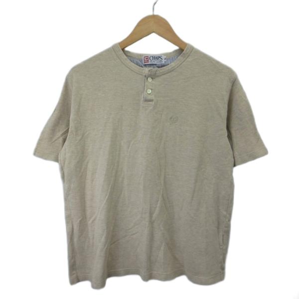 チャップス ラルフローレン CHAPS RALPH LAUREN Tシャツ かのこ L ベージュ ヘ...