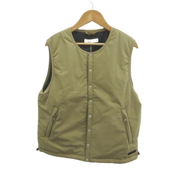 21AW スアデオ suadeo 21AW 中綿ベスト S ベージュ ラウンドネック  21A-TA...