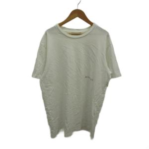オニツカタイガー Onitsuka Tiger 半袖Tシャツ トップス 白 ホワイト 無地 ラウンドネック 半袖 /SH ■ECC007 メンズ