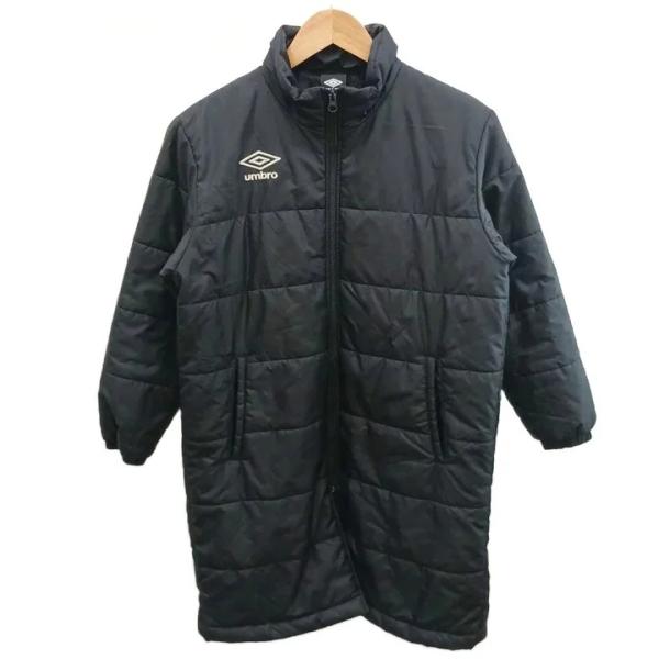 アンブロ UMBRO 子ども服 キッズ ベンチコート ジャンパー 上着 アウター 中綿コート 無地 ...