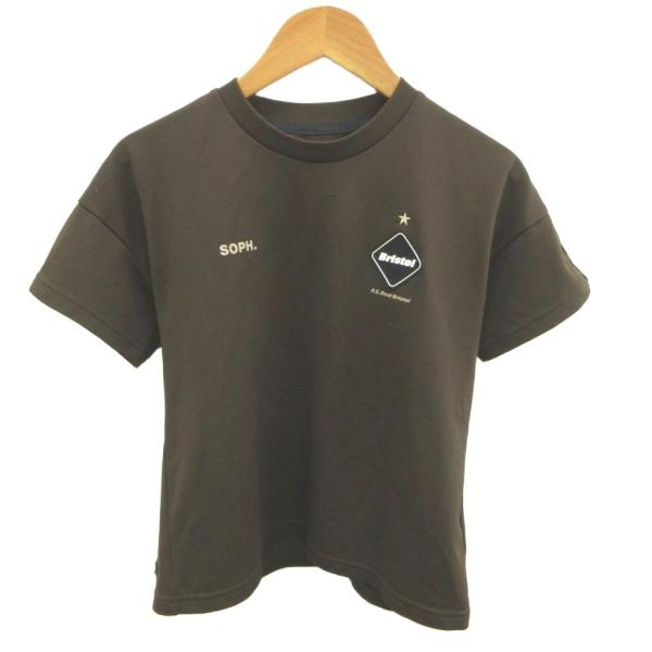 エフシーレアルブリストル F.C.Real Bristol FCRB 子ども服 Tシャツ M 茶 ブ...