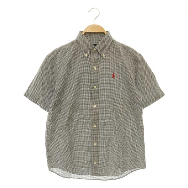 ラルフローレン RALPH LAUREN キッズ ボタンダウンシャツ チェック 140 ネイビー /...