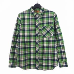 デニム&サプライ ラルフローレン チェックシャツ ネルシャツ XS 緑 黒 美品 DENIM & SUPPLY RALPH LAUREN デニムアンドサプライ ラルフ