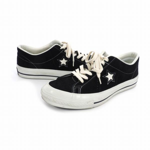 コンバース CONVERSE ONE STAR J VTG BLACK ワンスター スウェード 27...