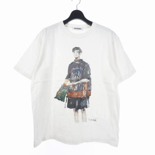 ディスカバード DISCOVERED MODEL T-SHIRT モデルプリントTシャツ カットソー...