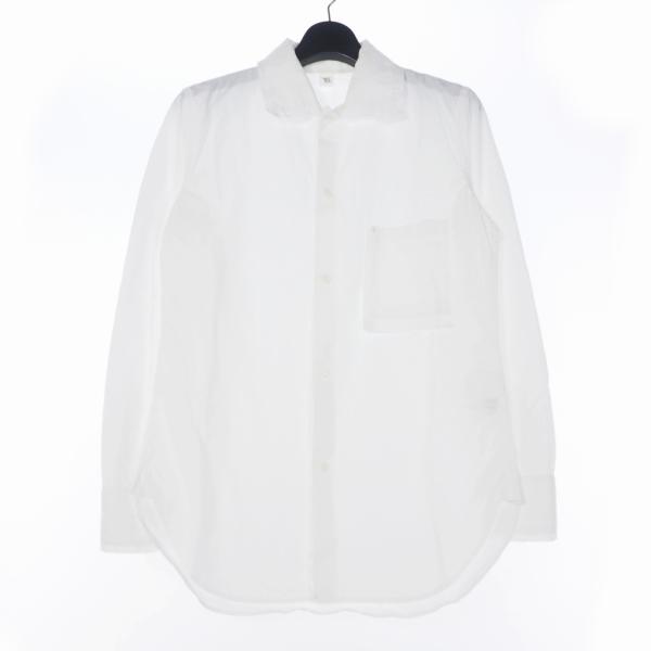 ワイズ Y&apos;s ヨウジヤマモト 21SS オープンカラー シャツ 長袖シャツ 1 白 ホワイト YD...
