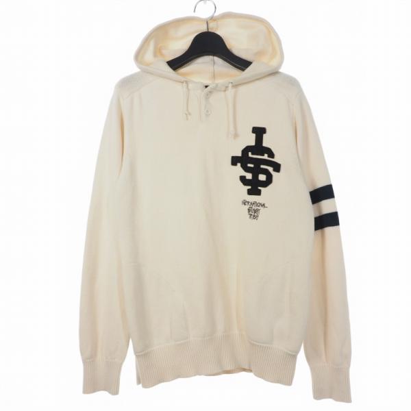 ステューシー STUSSY セーター ニット プルオーバー フーディー パーカー ワンポイントロゴ ...