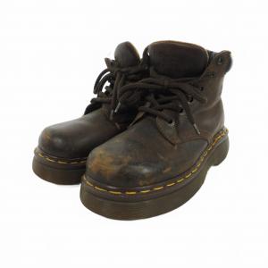 ドクターマーチン DR.MARTENS 6ホール ワーク ブーツ イギリス製 UK3 22cm ブラウン 茶    レディース