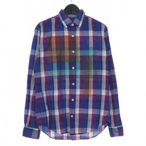 エヌハリウッド 長袖シャツ　サイズ40 美品 エヌハリウッド 長袖シャツ ドット柄 メンズ SIZE 40 (M) N