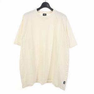 ステューシー STUSSY コットン 無地Tシャツ カットソー 半袖 XL ホワイト 白 メンズ