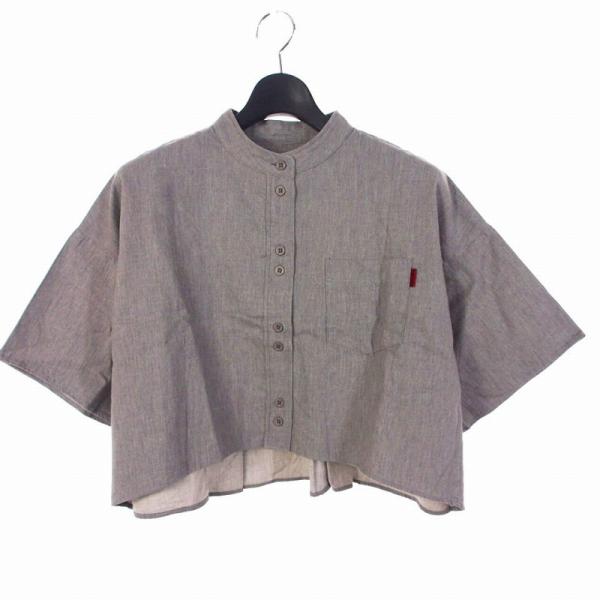 アメリ AMERI ワイドシャツ ブラウス F グレー レディース