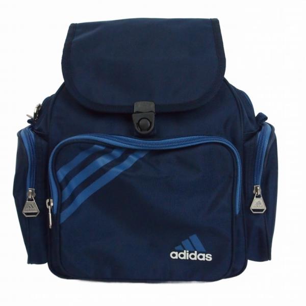 アディダス adidas 子ども用バッグ ミニリュックサック 25×29×12cm ブルー 青 キッ...