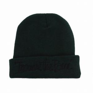 ステューシー STUSSY 刺繍 ビーニー ニット帽 帽子 グリーン 緑 メンズ