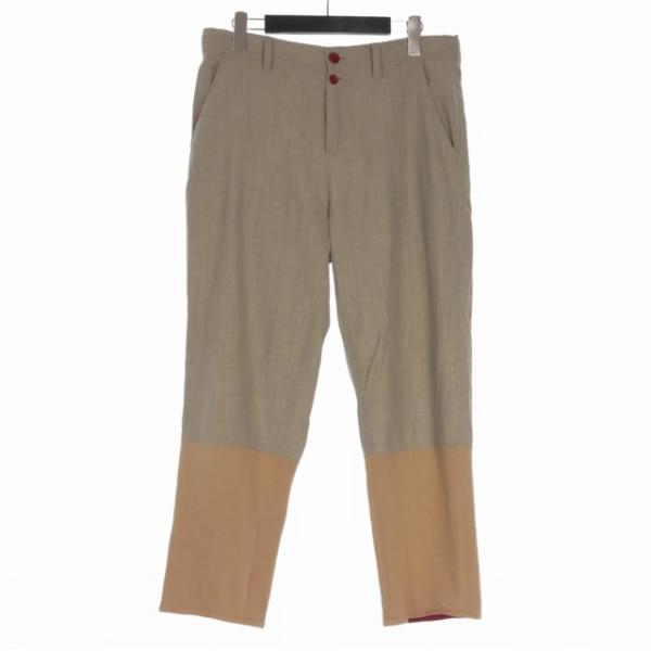 アンダーカバーイズム UNDERCOVERISM 13SS 切り替え テーパードパンツ スラックス ...
