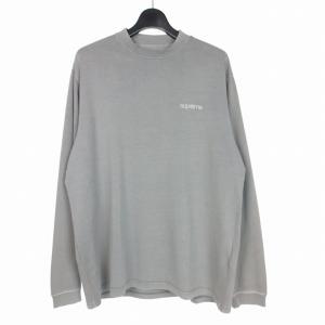 シュプリーム SUPREME 23AW Mock Neck L/S Top ロングスリーブ ロンT Tシャツ カットソー 長袖 M グレー メンズ