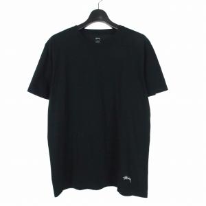 ステューシー STUSSY UNDERSHIRT 3PACK ワンポイント パックT Tシャツ カットソー 半袖 M ブラック 黒 メンズ