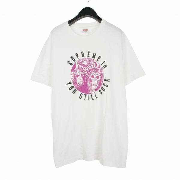 シュプリーム SUPREME 16SS You Still Suck Tee モンキープリント クル...