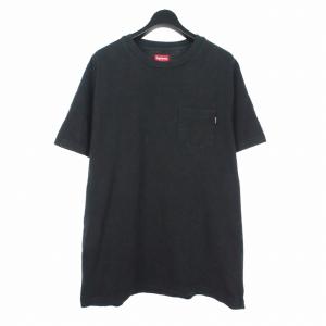 シュプリーム SUPREME ポケットTシャツ Pocket Tee 半袖 カットソー XL ブラック 黒 メンズ