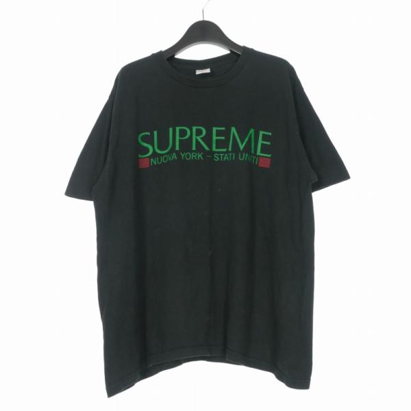 シュプリーム SUPREME Nuova York Tee ロゴプリント Tシャツ カットソー 半袖...