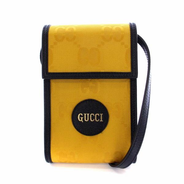 グッチ GUCCI Off The Grid オフザグリット ミニ ショルダーバッグ GG柄 黄色 ...