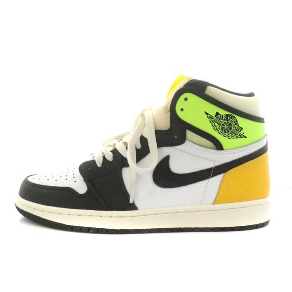 未使用品 ナイキ NIKE Air Jordan 1 High OG Volt Gold スニーカー...