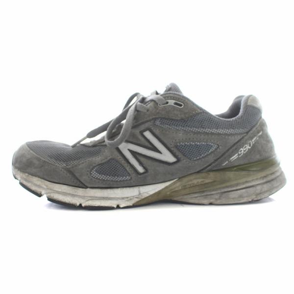 ニューバランス NEW BALANCE 990V4 スニーカー シューズ メッシュ スエード 27c...