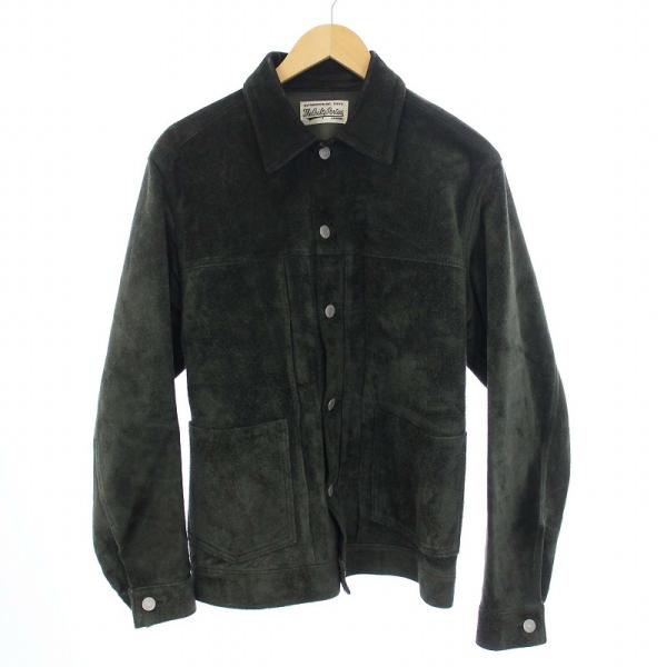 WACKO MARIA SUEDE LEATHER TRUCKER JACKET ( TYPE-1 ...