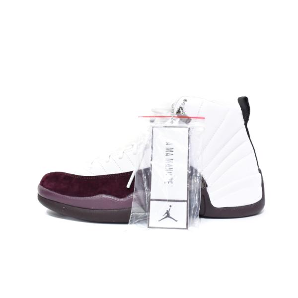 未使用品 NIKE A Ma Mani?re WMNS Air Jordan 12 White an...