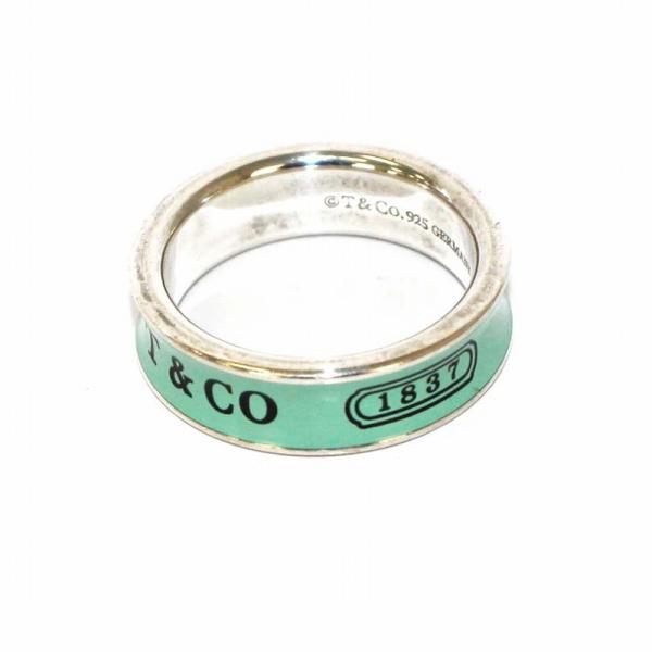 ティファニー TIFFANY &amp; CO. 1837 ナローリング 指輪 エナメルフィニッシュ 925...